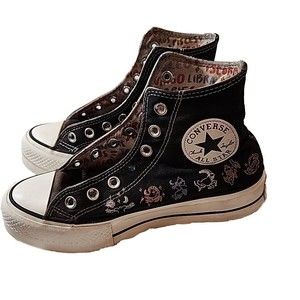 Converse  Shoe Womens Size 6.5 Chuck Taylor‎ All Stars Sneakers Mystic World
